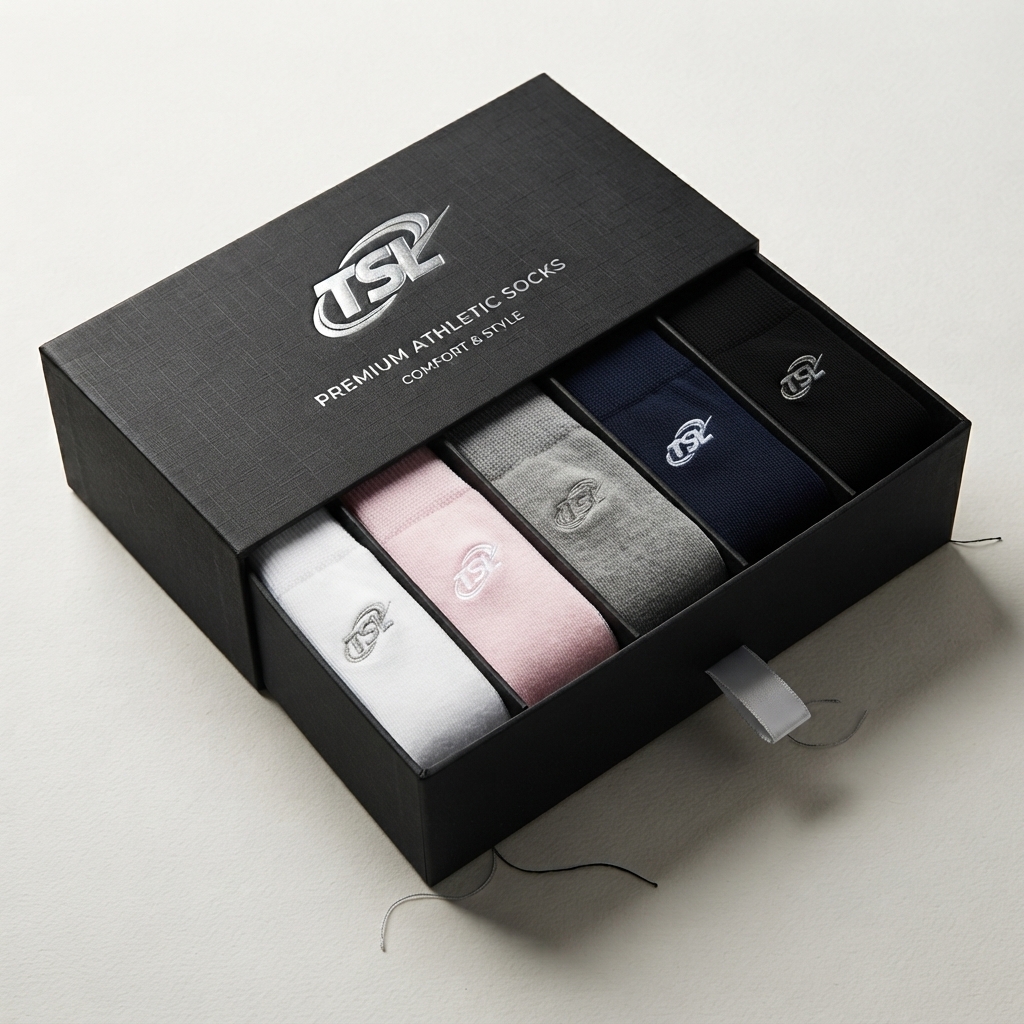 Premium Athletic Socks Gift Set (5-Pair Pack)